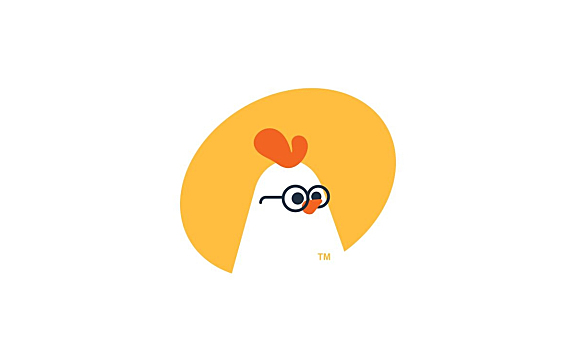 鸡呆子logo