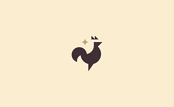 几何公鸡logo