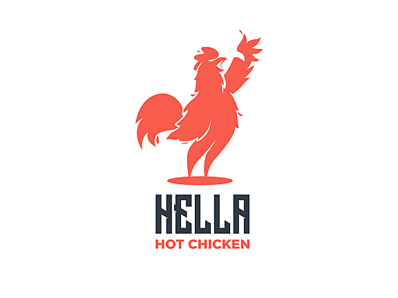 公鸡打招呼logo