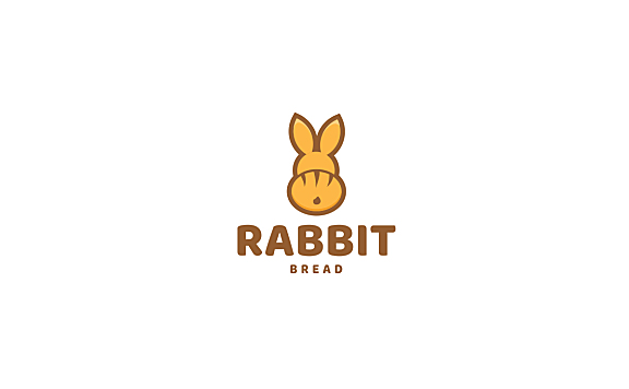 兔子和面包logo