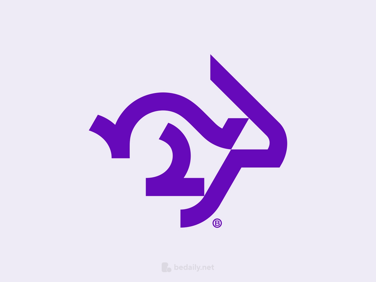 奔跑兔子logo