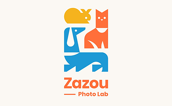 Zazou宠物摄影logo