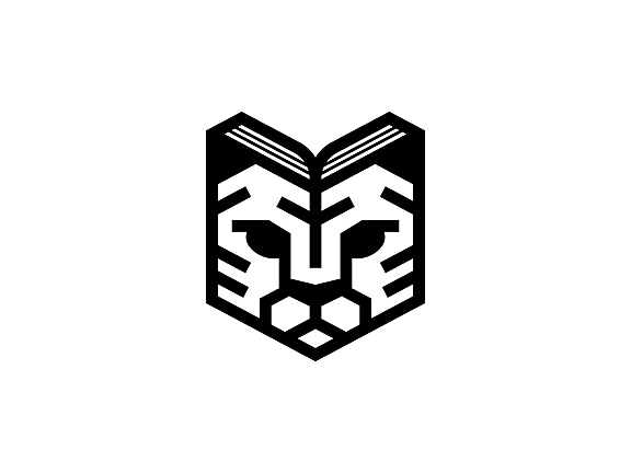 书本老虎logo