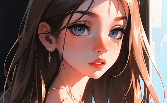 动漫女性插画风格