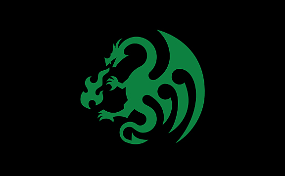 绿色喷火龙logo